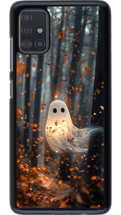 Samsung Galaxy A51 Case Hülle - Halloween 2025 Ghost in the forest