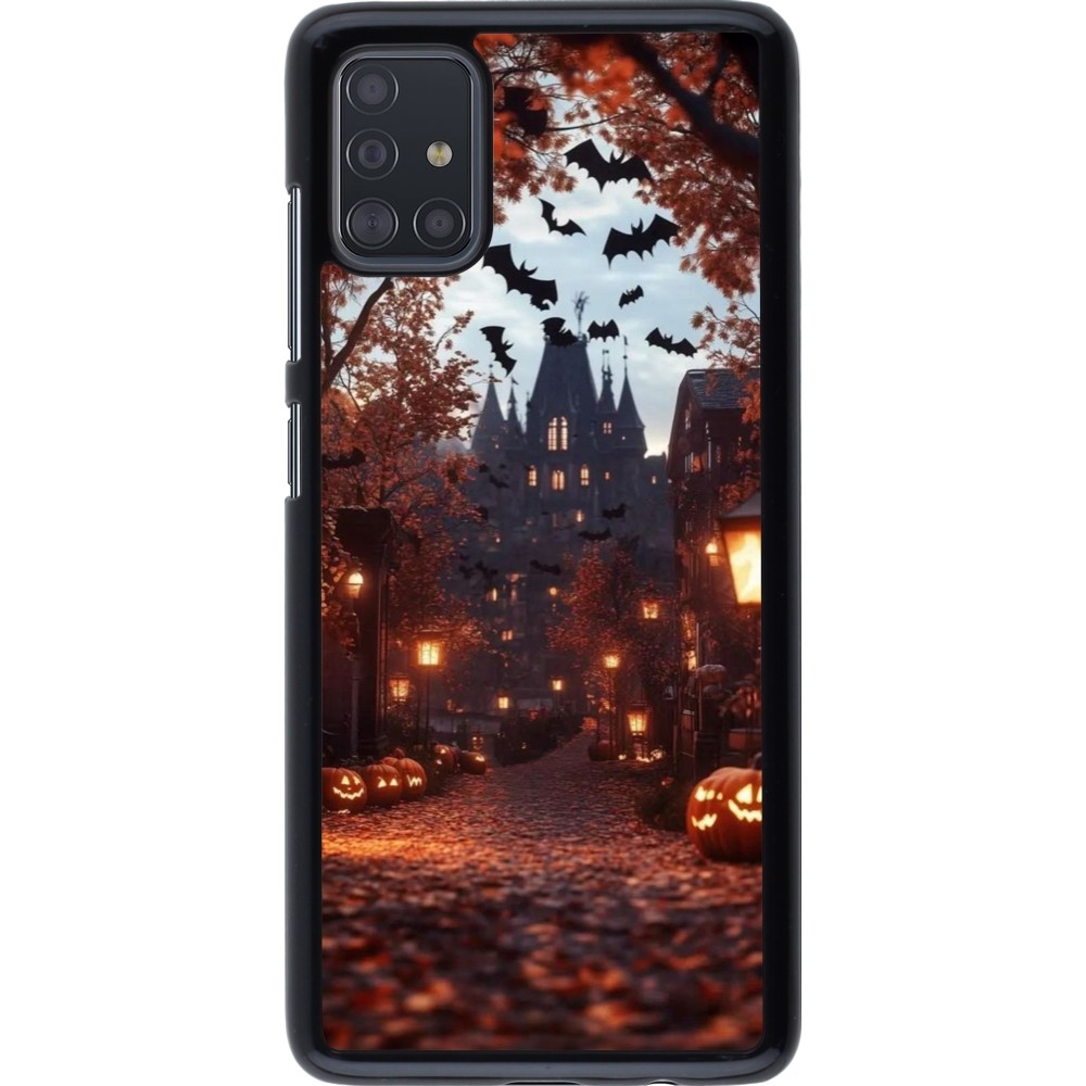 Samsung Galaxy A51 Case Hülle - Halloween 2025 Haunted house
