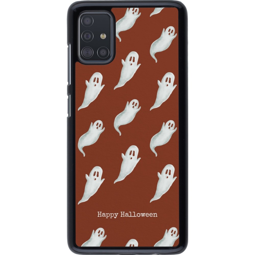 Samsung Galaxy A51 Case Hülle - Halloween 2025 Pattern of ghosts
