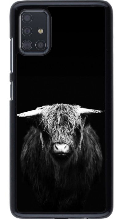 Samsung Galaxy A51 Case Hülle - Highland calf black