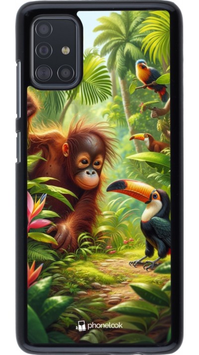 Coque Samsung Galaxy A51 - Jungle Tropicale Tayrona