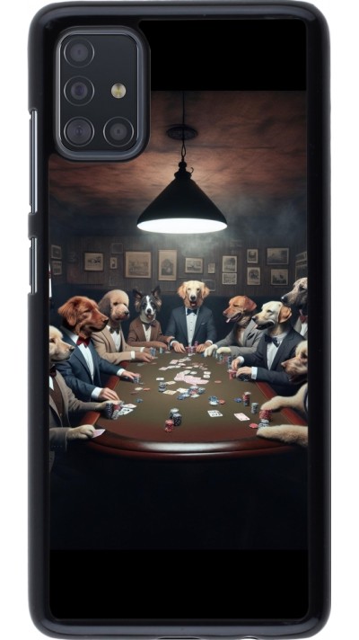 Samsung Galaxy A51 Case Hülle - Die Pokerhunde