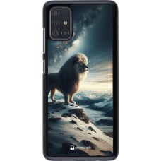 Samsung Galaxy A51 Case Hülle - Der weisse Loewe