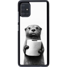 Coque Samsung Galaxy A51 - Loutre papier de toilette