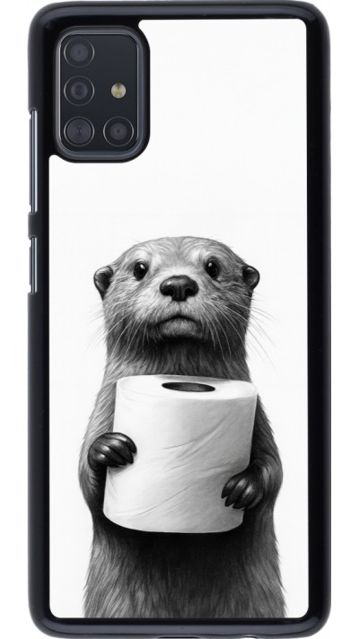 Coque Samsung Galaxy A51 - Loutre papier de toilette
