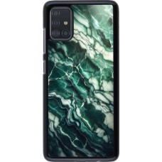 Samsung Galaxy A51 Case Hülle - Majestätischer grüner Marmor