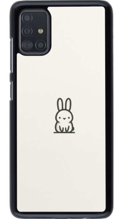 Coque Samsung Galaxy A51 - Minimal bunny cutie