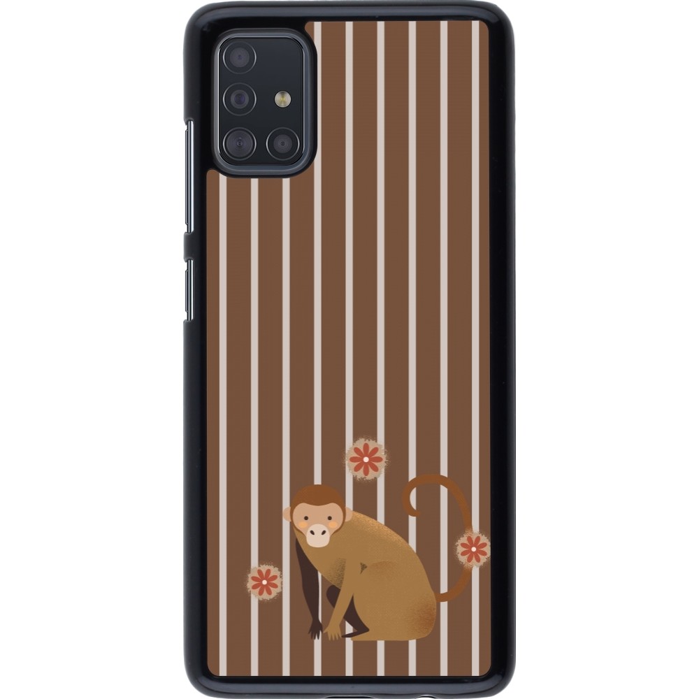 Coque Samsung Galaxy A51 - Monkey with stripes