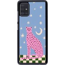 Samsung Galaxy A51 Case Hülle - Pink leopard with stars 2026