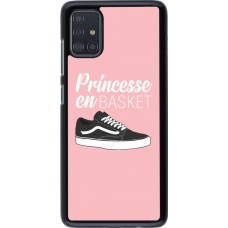 Coque Samsung Galaxy A51 - princesse en basket