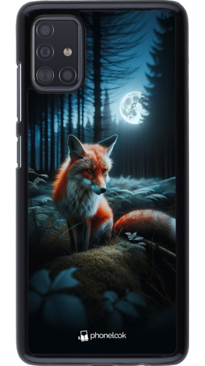 Samsung Galaxy A51 Case Hülle - Fuchs Mond Wald