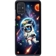 Samsung Galaxy A51 Case Hülle - VR SpaceCat Odyssee