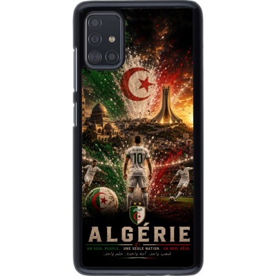Coque Samsung Galaxy A51 - Football Algérie splash 2026