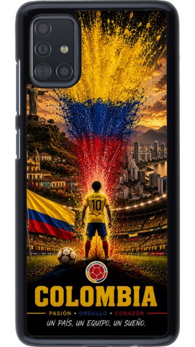 Coque Samsung Galaxy A51 - Football Colombie splash 2026