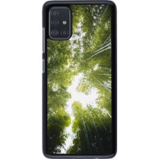 Samsung Galaxy A51 Case Hülle - Spring 23 forest blue sky