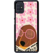 Coque Samsung Galaxy A51 - Dog with newspaper 2026
