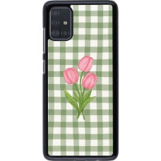 Coque Samsung Galaxy A51 - Green vichy tulips 2026