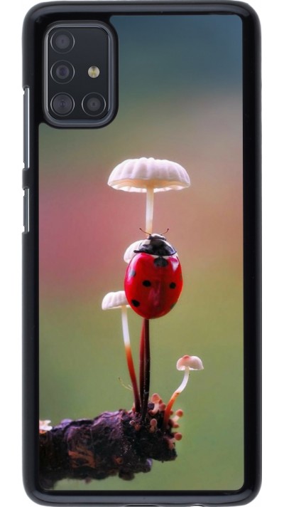 Coque Samsung Galaxy A51 - Ladybird on a mushroom 2026