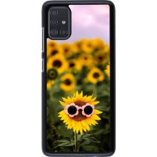 Coque Samsung Galaxy A51 - Sunflower with glasses 2026