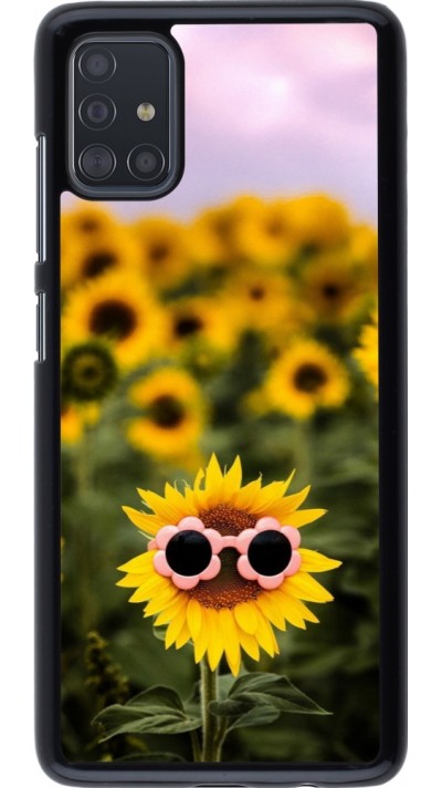 Coque Samsung Galaxy A51 - Sunflower with glasses 2026