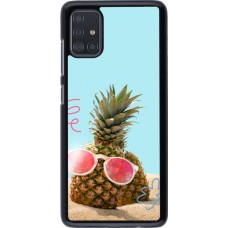 Coque Samsung Galaxy A51 - Pineapple with glasses Summer 2026