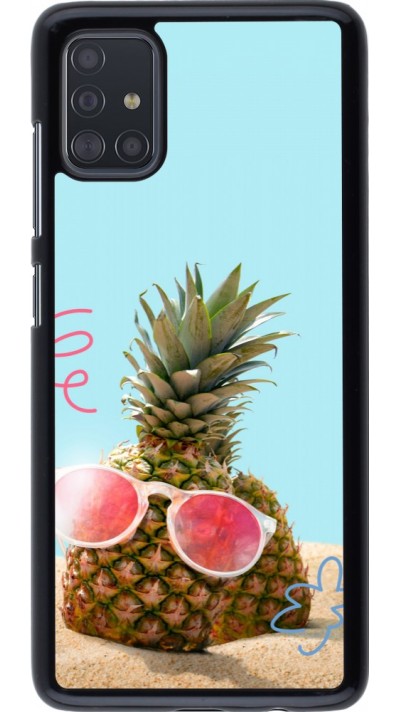 Coque Samsung Galaxy A51 - Pineapple with glasses Summer 2026