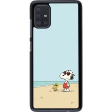 Coque Samsung Galaxy A51 - Snoopy on the beach Summer 2026