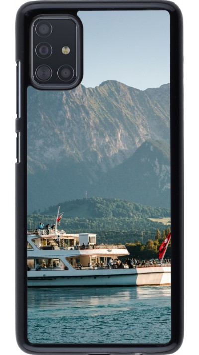Coque Samsung Galaxy A51 - Fête Nationale Suisse Bateau Leman