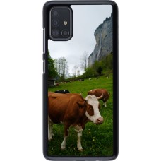 Coque Samsung Galaxy A51 - Fête Nationale Suisse Vaches