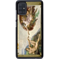 Coque Samsung Galaxy A51 - Tableau art - La Création d’Adam - Michel-Ange