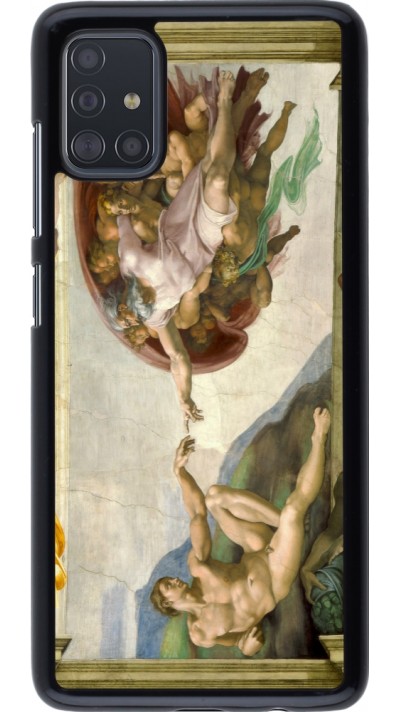 Coque Samsung Galaxy A51 - Tableau art - La Création d’Adam - Michel-Ange
