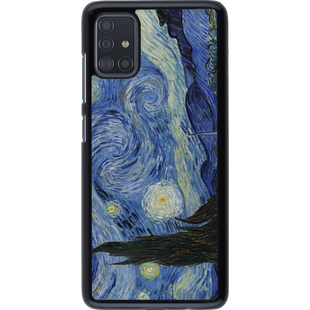 Coque Samsung Galaxy A51 - Tableau art - La Nuit étoilée - Van Gogh