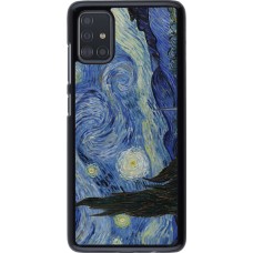 Coque Samsung Galaxy A51 - Tableau art - La Nuit étoilée - Van Gogh