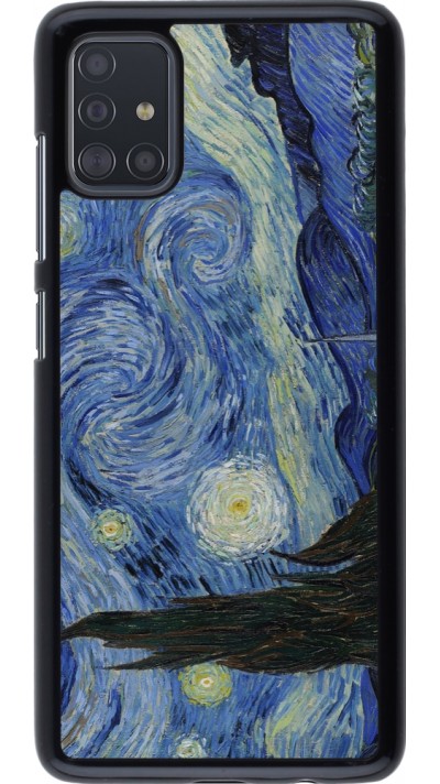 Coque Samsung Galaxy A51 - Tableau art - La Nuit étoilée - Van Gogh