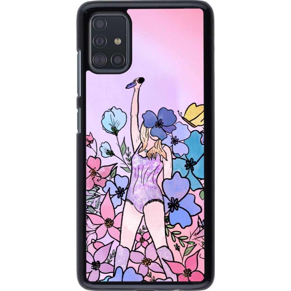 Samsung Galaxy A51 Case Hülle - Taylor Swift Sketch - Pink