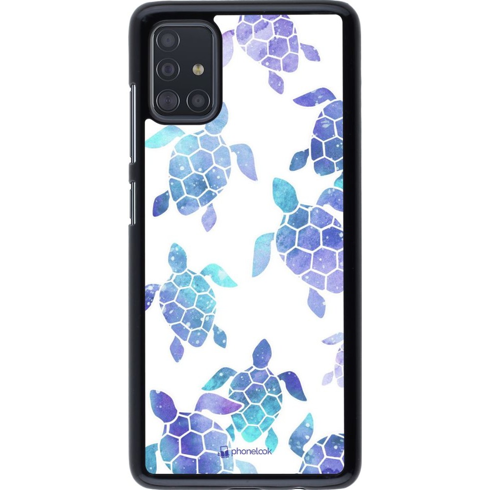 Coque Samsung Galaxy A51 - Turtles pattern watercolor