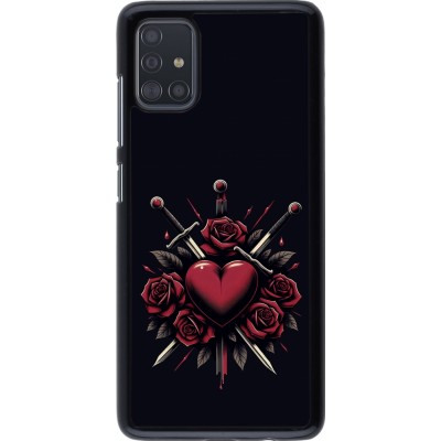 Samsung Galaxy A51 Case Hülle - Valentine 2024 gothic love