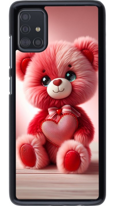 Coque Samsung Galaxy A51 - Valentine 2024 Ourson rose