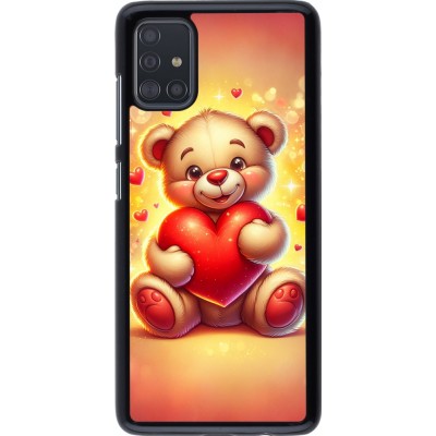 Samsung Galaxy A51 Case Hülle - Valentin 2024 Teddy Liebe