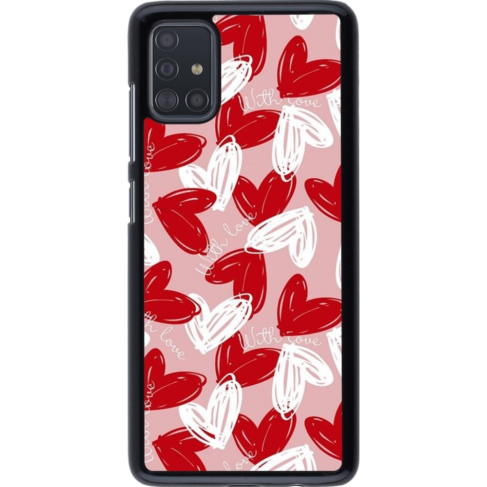 Coque Samsung Galaxy A51 - Valentine 2024 with love heart