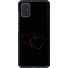 Samsung Galaxy A51 Case Hülle - Valentine 2023 attached heart