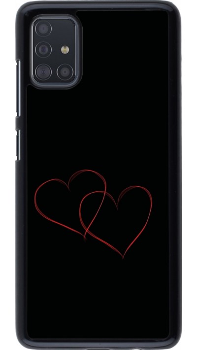 Coque Samsung Galaxy A51 - Valentine 2023 attached heart