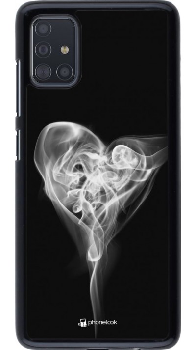 Coque Samsung Galaxy A51 - Valentine 2022 Black Smoke