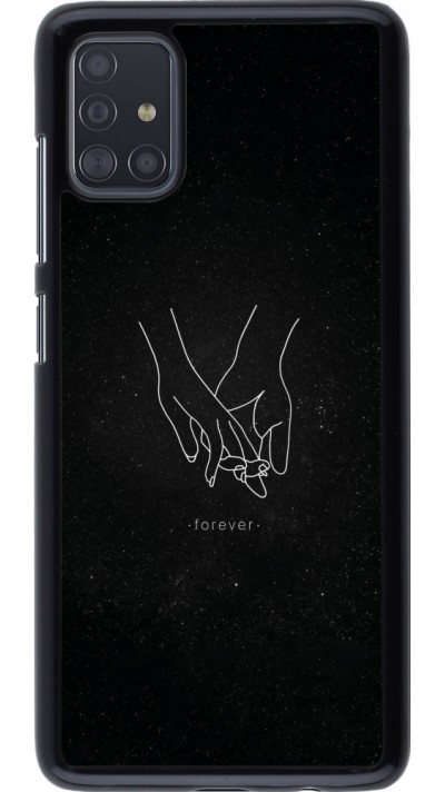 Samsung Galaxy A51 Case Hülle - Valentine 2023 hands forever