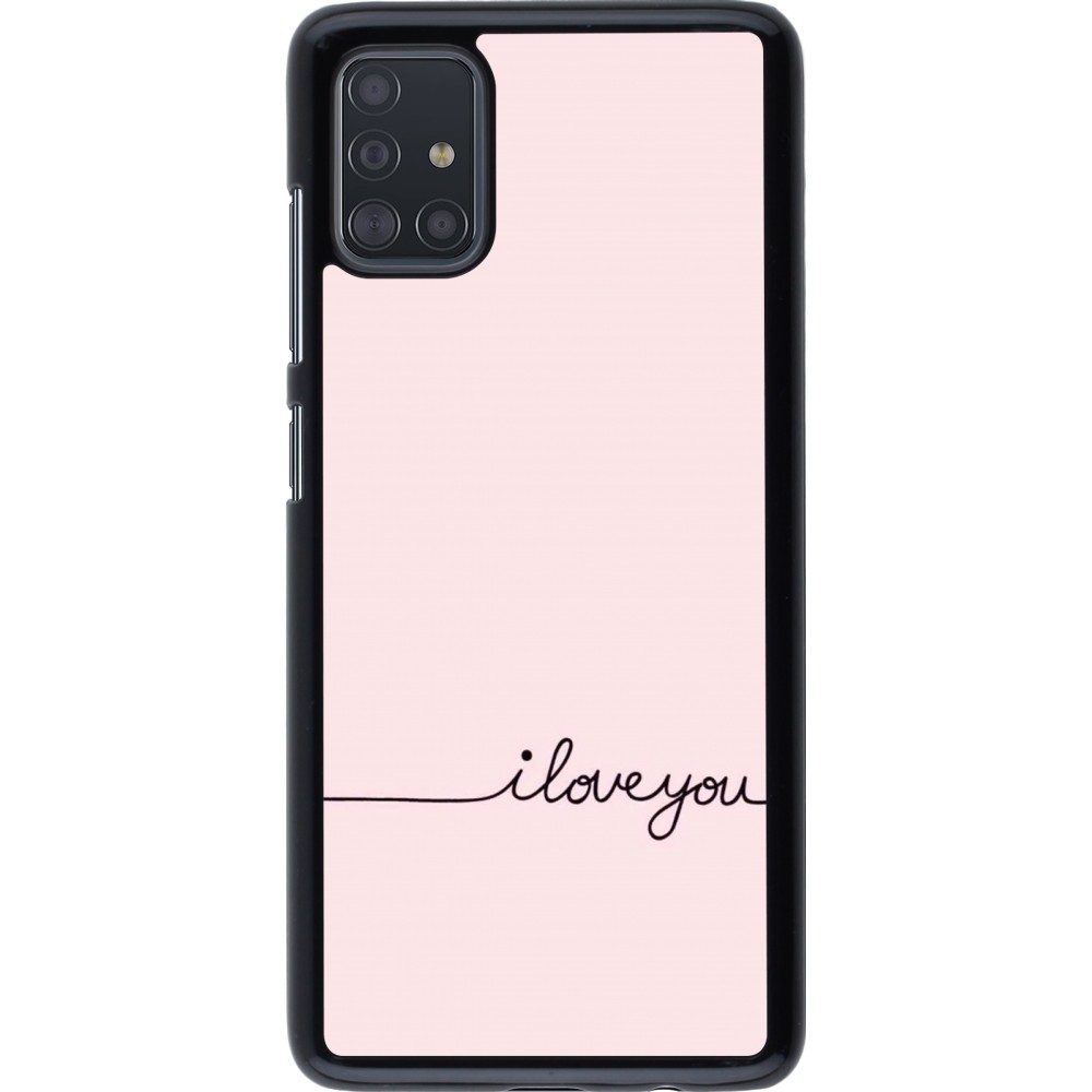 Coque Samsung Galaxy A51 - Valentine 2023 i love you writing