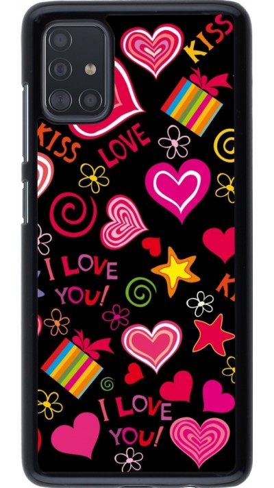 Coque Samsung Galaxy A51 - Valentine 2023 love symbols