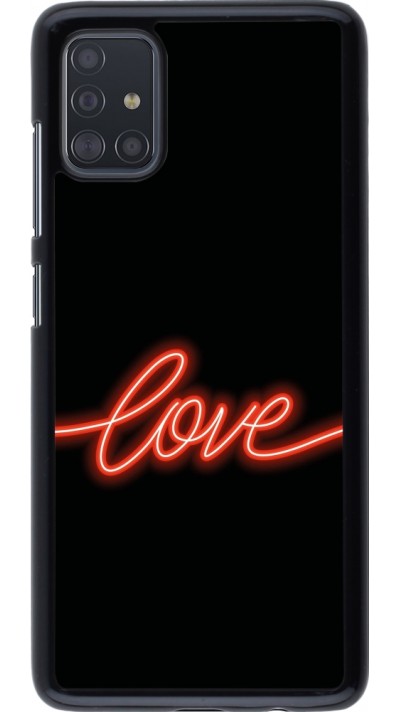 Coque Samsung Galaxy A51 - Valentine 2023 neon love