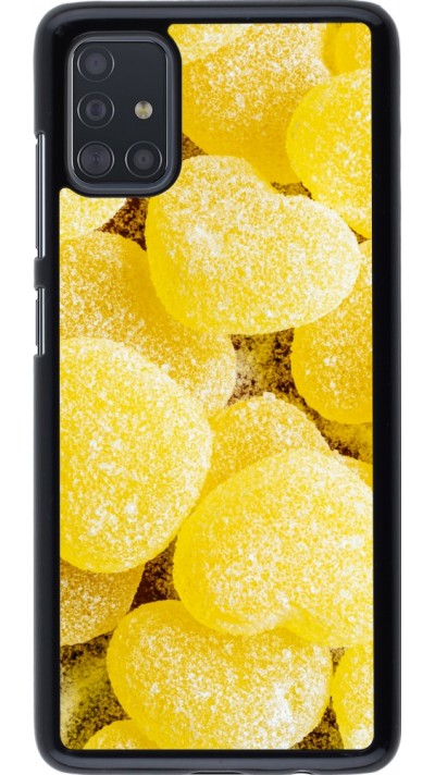 Coque Samsung Galaxy A51 - Valentine 2023 sweet yellow hearts