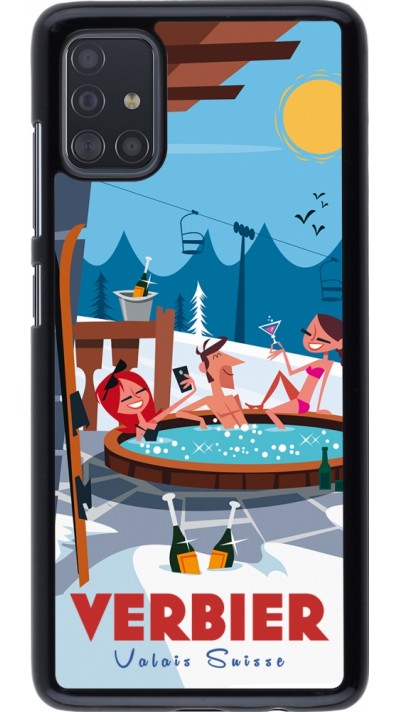 Coque Samsung Galaxy A51 - Verbier Mountain Jacuzzi