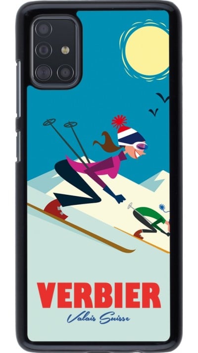 Coque Samsung Galaxy A51 - Verbier Ski Downhill
